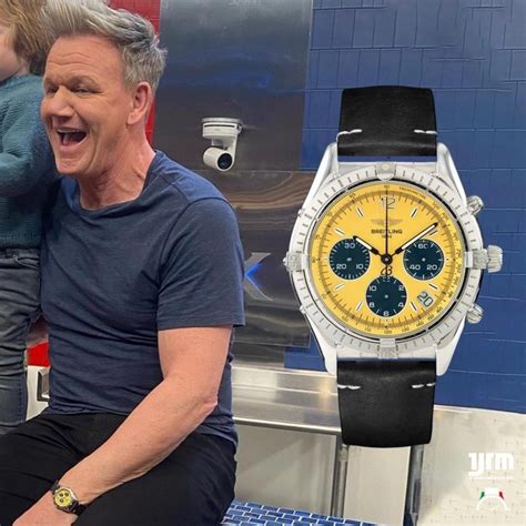 breitling yellow dial gordon ramsay|gordon ramsay 16550.